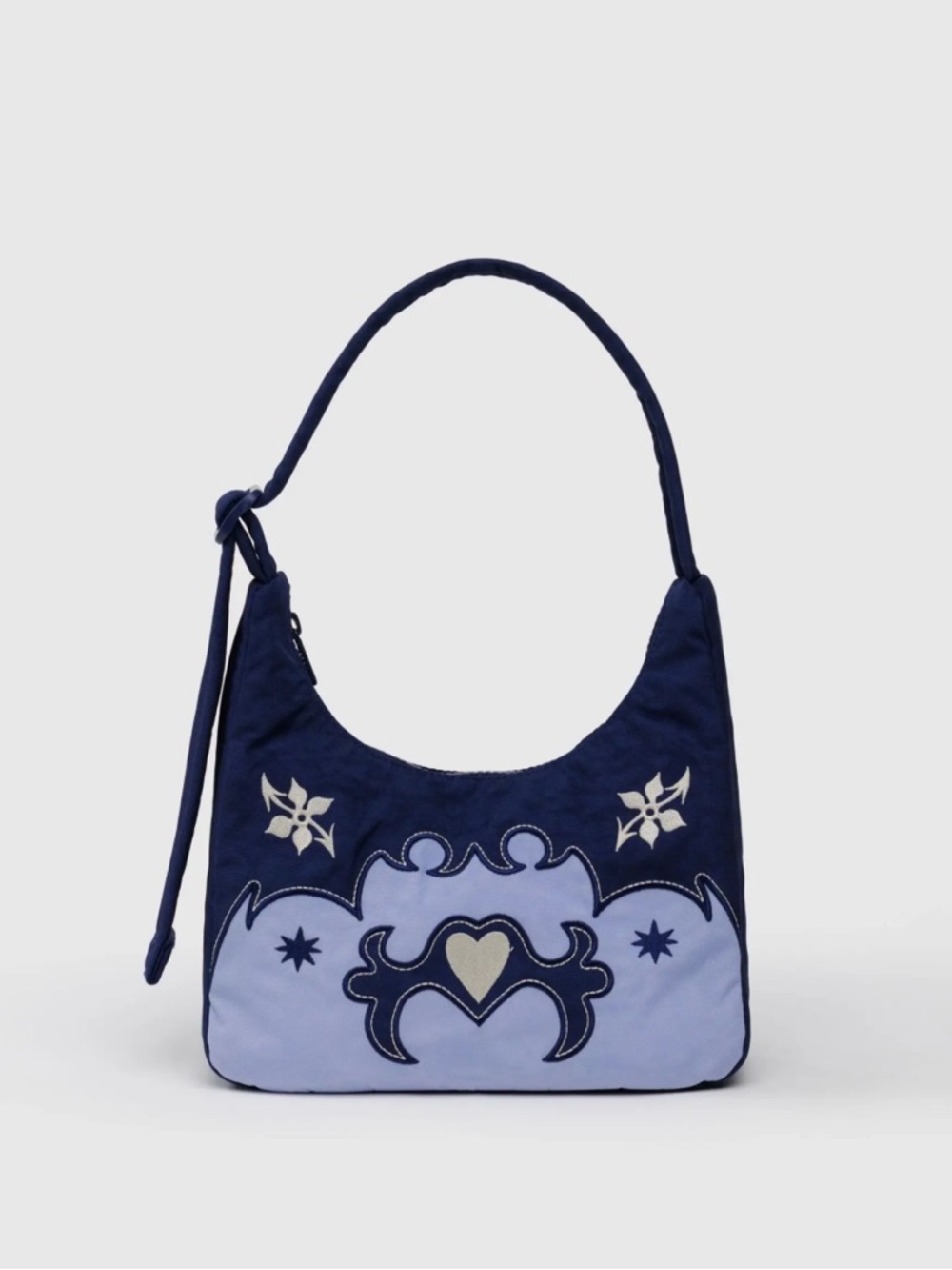 NWT BAGGU Mini Nylon Shoulder Bag in Western Appliqué - Picture 2 of 6